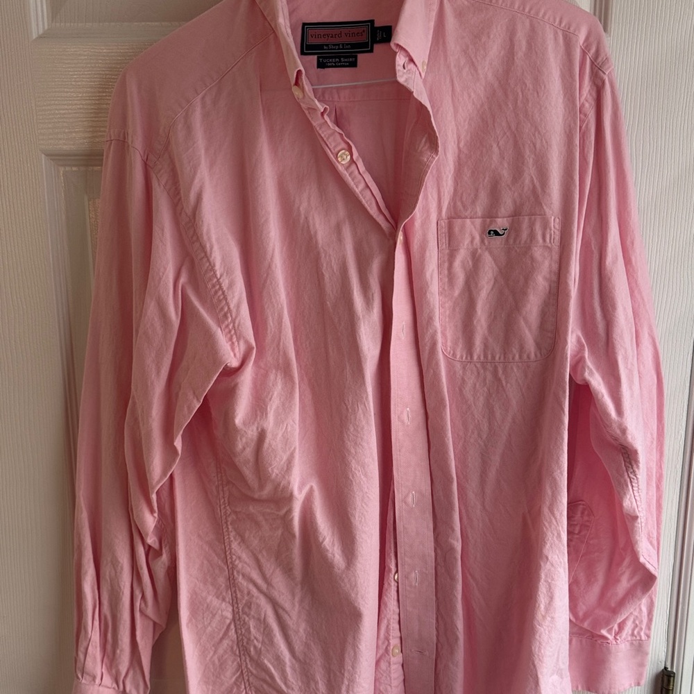 Vineyard Vines Men's Light Pink Casual Shirt